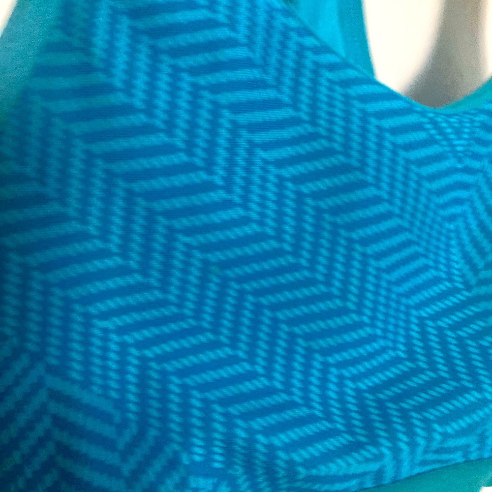 Blue Sports Bra - Picture 8 of 9